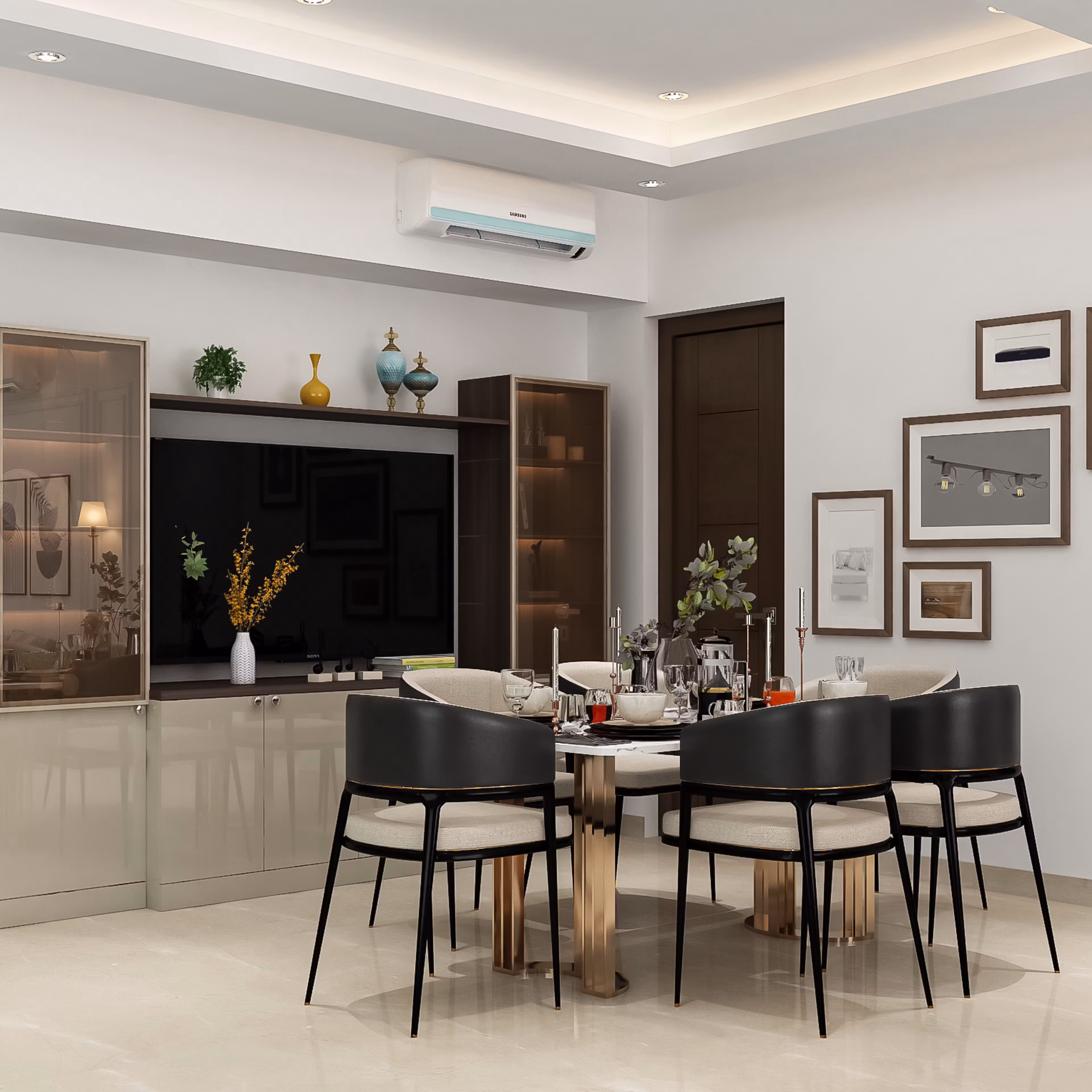 Curated Dining Area